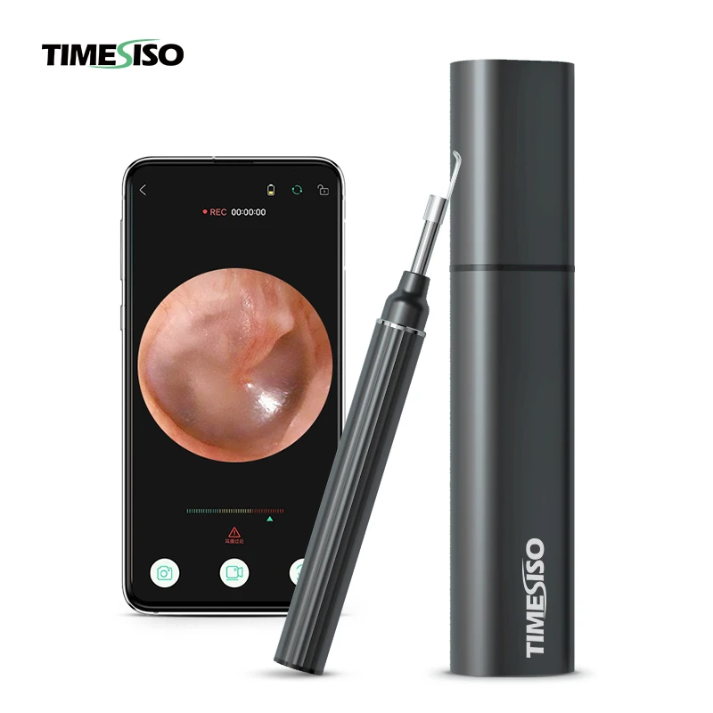 

2021 New Product Smart Visual Earwax Removal Tool 1080P Otoscope Camera Wireless WiFi Portable Electric Ear Cleaner, Red green black