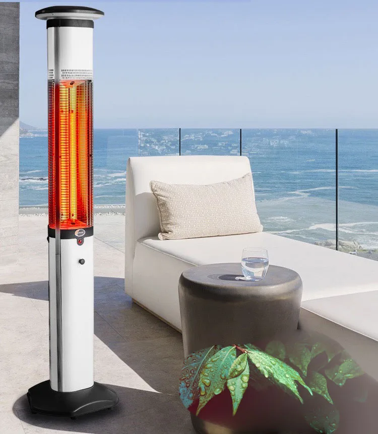 

Outdoor electric patio heater Carbon Fiber Heating infrared heater 360 Degree heating 3 carbon fibre heating elements