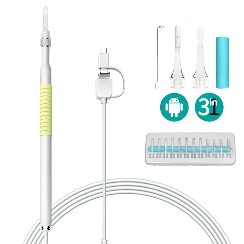 

flexible otoscope high resolution wifi endoscope otoscope hd 720p