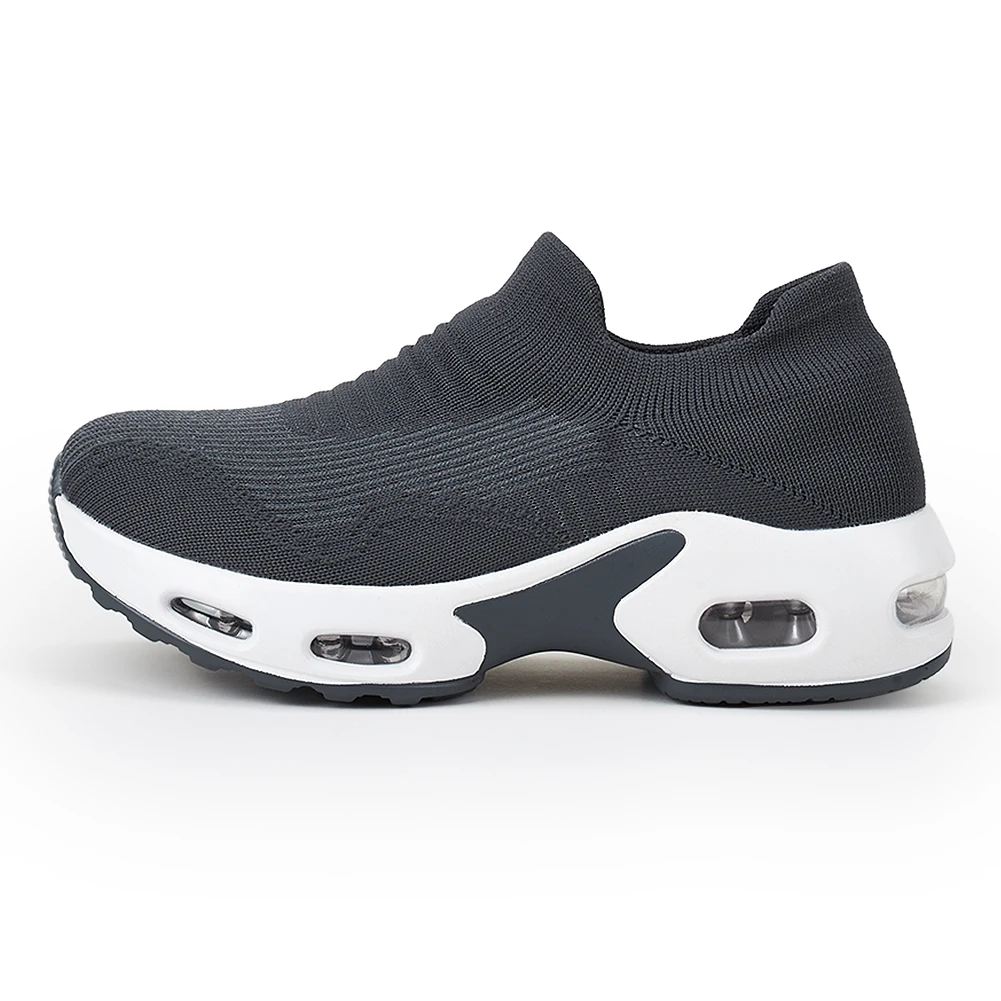 

Women's slip-on fly knit mesh upper sport shoes running air cushion women's fashion sneakers, Customized color