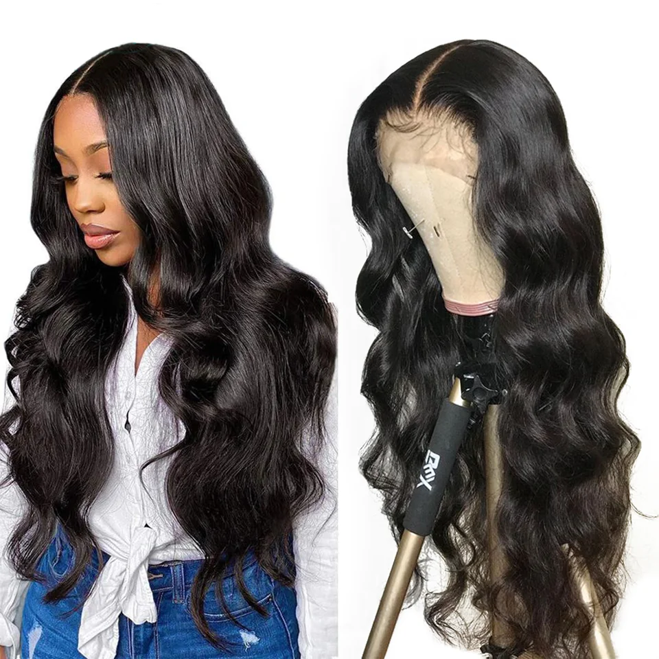 

13x6 Transparent Hd Lace Frontal Wig Body Wave Remy Brazilian Human Hair Wigs Swiss Lace Italian Wave Wigs