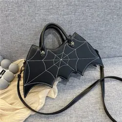 Unique design PU leather bat shape girl fashion ba