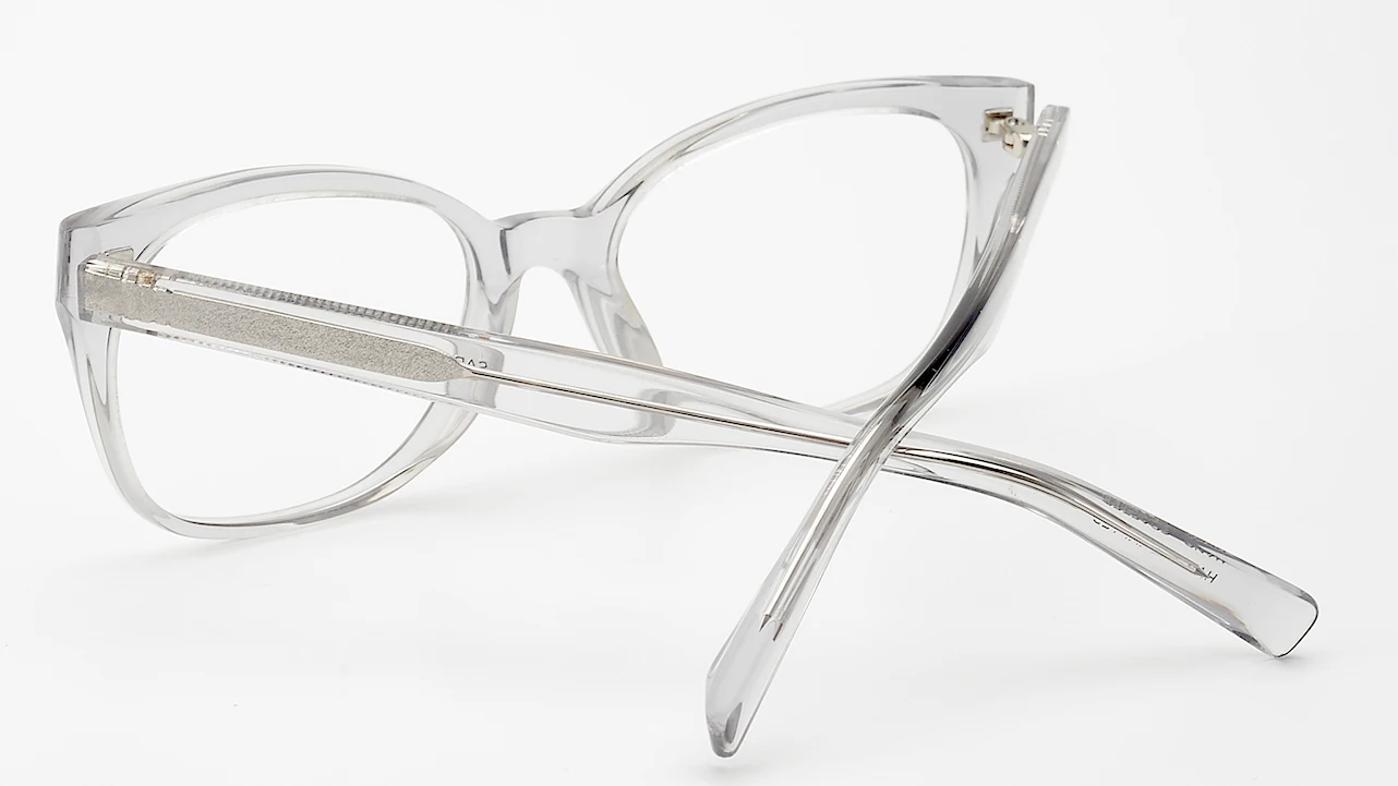 最流行的手工制作清晰的灰色猫眼眼镜醋酸光学框架为男性女性