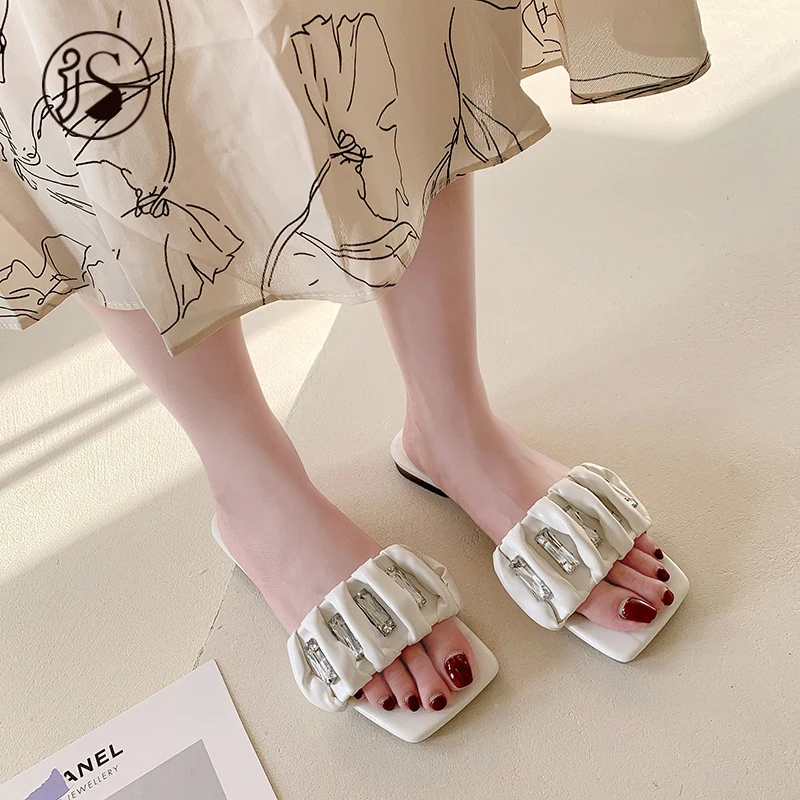 

2021 fashion fancy slides custom casual women slippers lightweight dazzling women sandals, Customized color