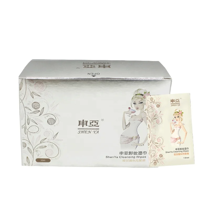 

Makeup Wet Wipes Wholesale Organic Cotton Bamboo Fiber Nonwoven Disposable Facial Cleaning Makeup Remover Wipes