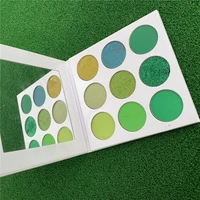 

Beautiful Best Formula 9 Colors Makeup green Glitter Multi-Color Shimmer Eyeshadow Palette Waterproof