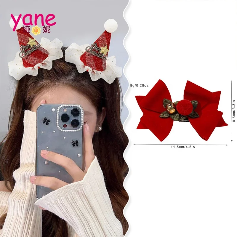 

Wholesale cute hair clips christmas hair clip bows hair clips for women
