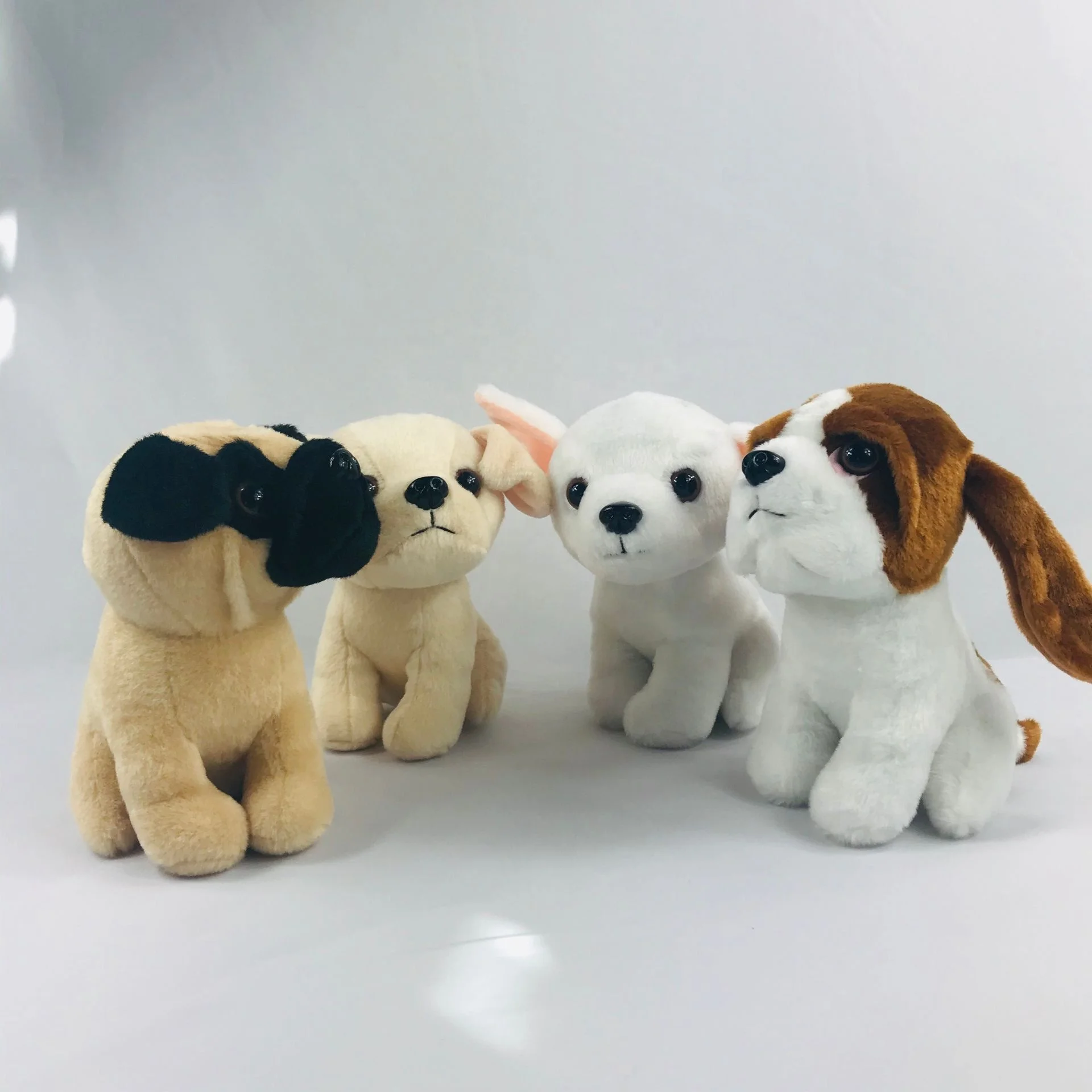 
wholesale mini cute bulldog plushie stuffed animal plush toys pug dog 