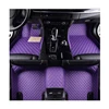Wholesale New Design Leather water resistant coil+leather floor carpet 5d pvc and eva material dents car foot mat