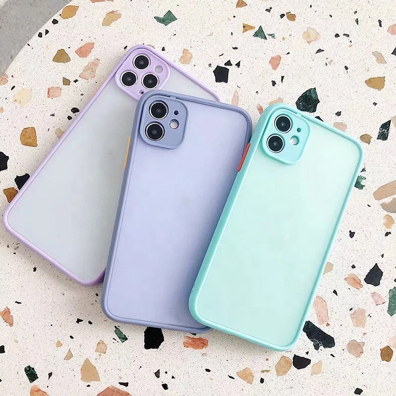 

Suitable for iPhone 11 case Contrasting color matte hard PC phone case Suitable for iPhone 12/12 Pro /12 Pro Max