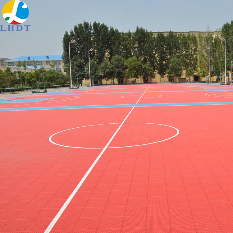 

wholesale Interlocking floor mats sports court surfaces suspended interlocking floor gym fitness, 12 colors