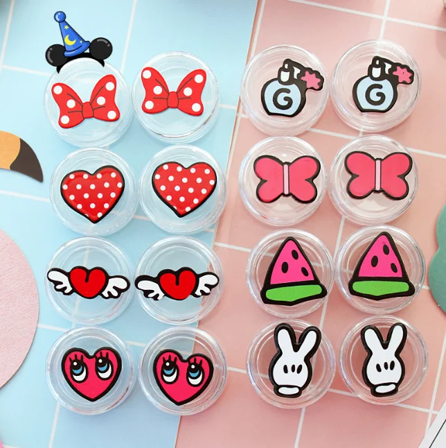 

Cute Bow Heart Wholesaler Contact Lens Case Box Container Holder 5468, Pictures