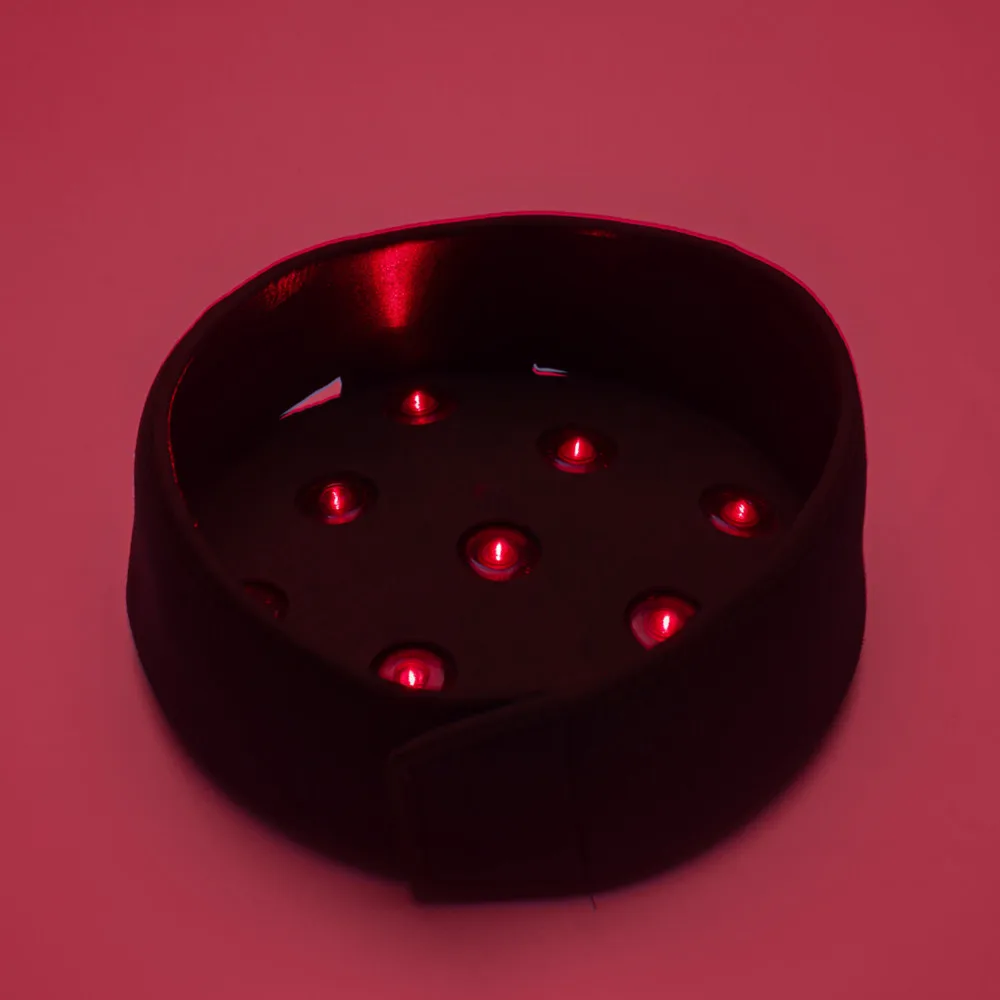 

5V red light LED near infrared soft helmet with portable power bank chargeable