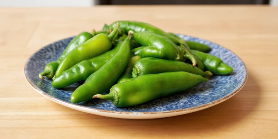 Fresh serrano pepper salsa in a bowl
