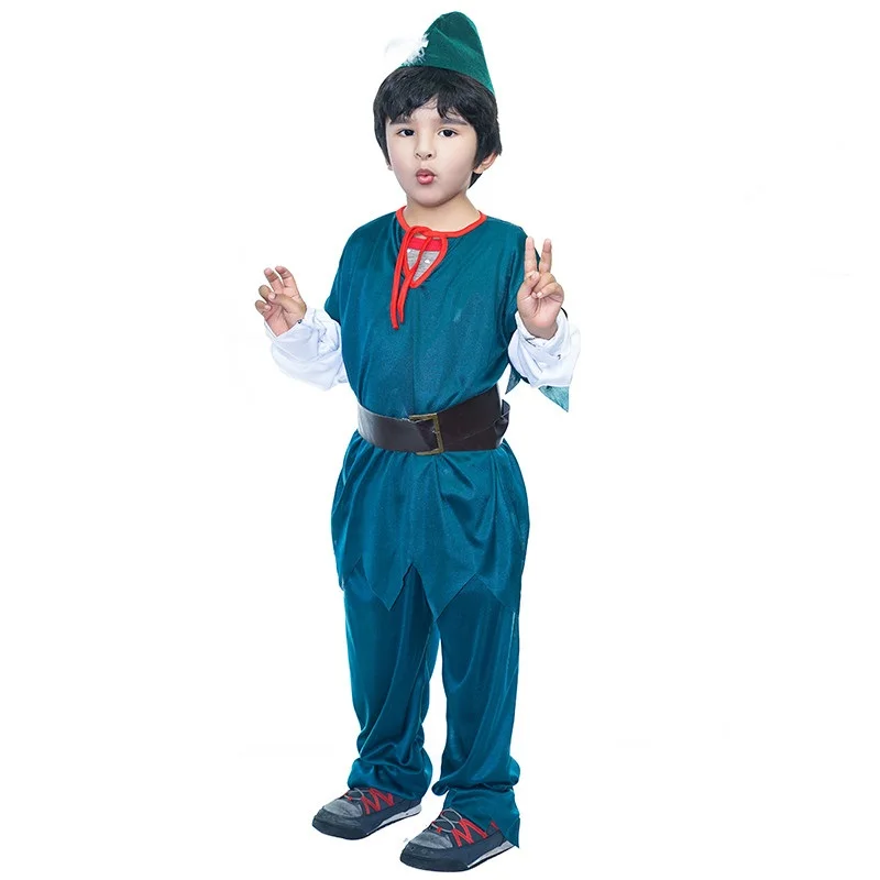 

Kid's Huntsman Halloween Party Stage Performance Costume Cool Huntsman Children Costume