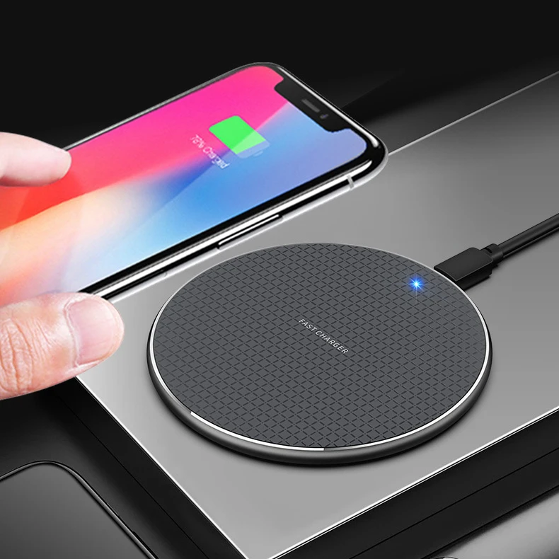 

Amazon Wireless Charger Certified 10W Max Fast Wireless Charging Pad Compatible with iPhone Samsung