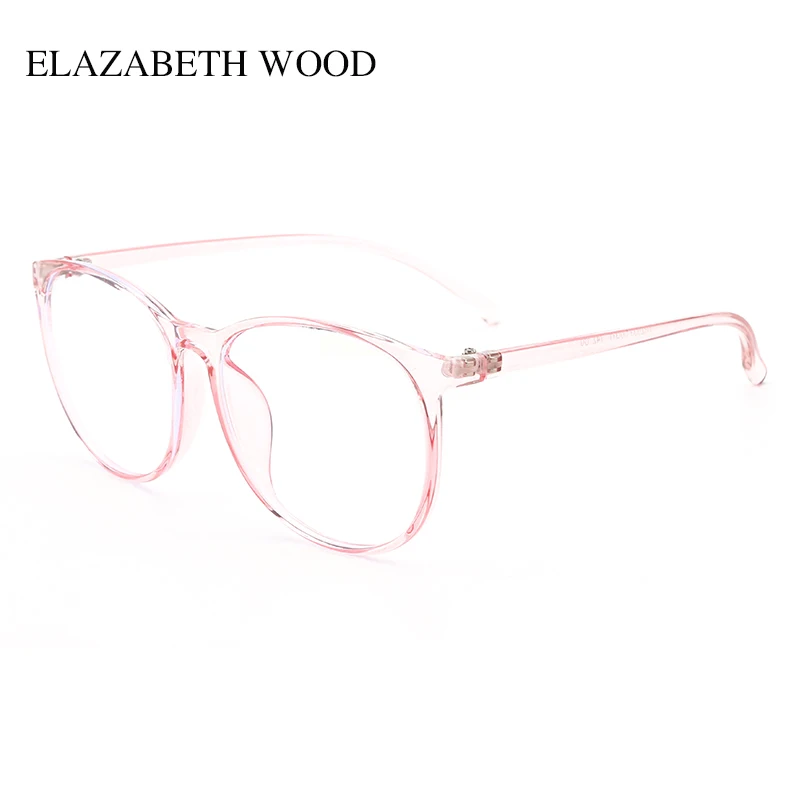 

2021 Fancy Custom Logo Luxury Acrylic Female Glasses Transparent Frame To Anti Blue Light