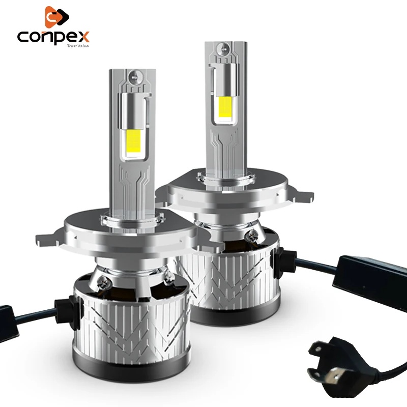 Conpex best quality auto lighting system automobiles led lights motorcycles h4 led 65W led headlights for car
