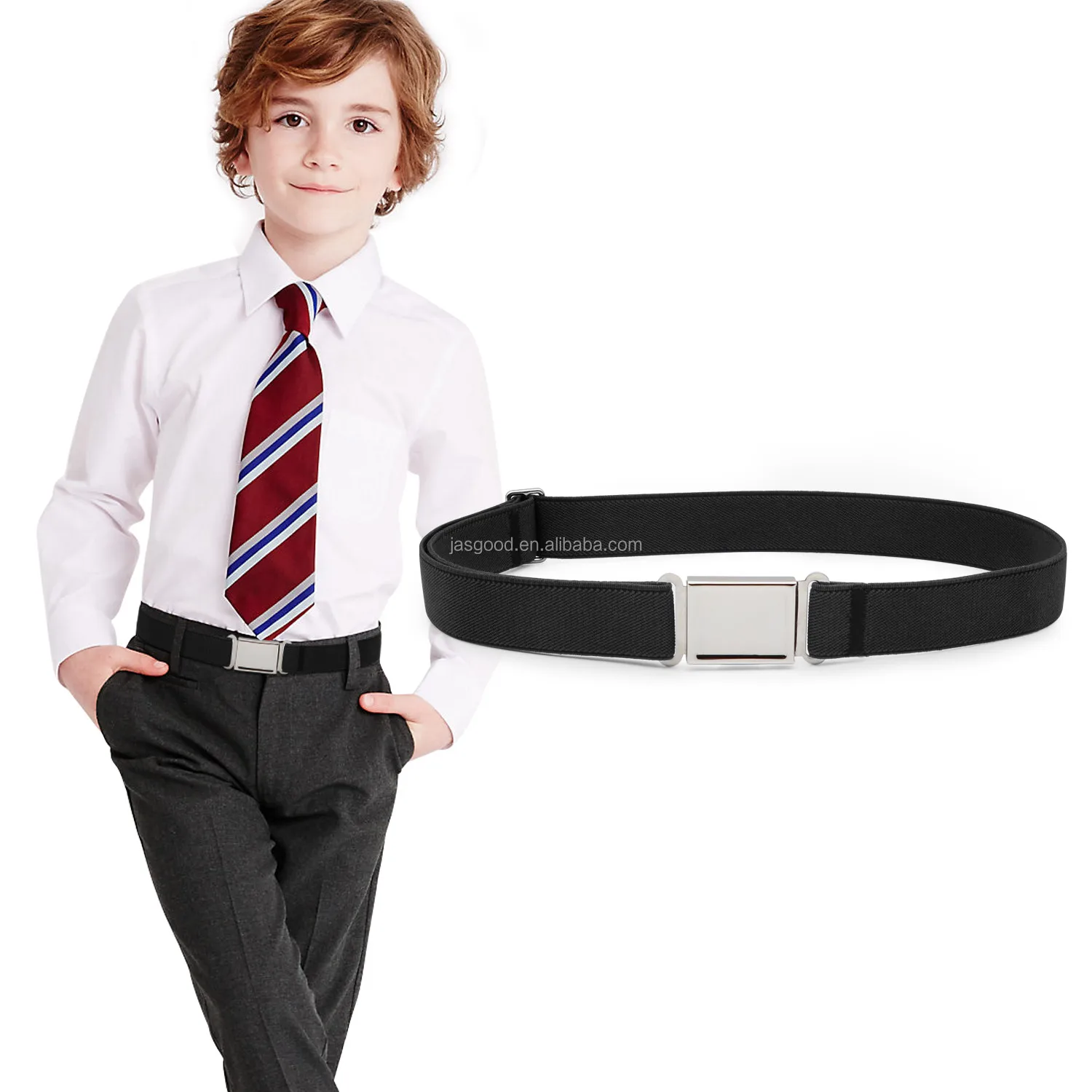 Baby Boy Kids Magnetic Buckle Belt Adjustable Elastic Canvas Children's Belts