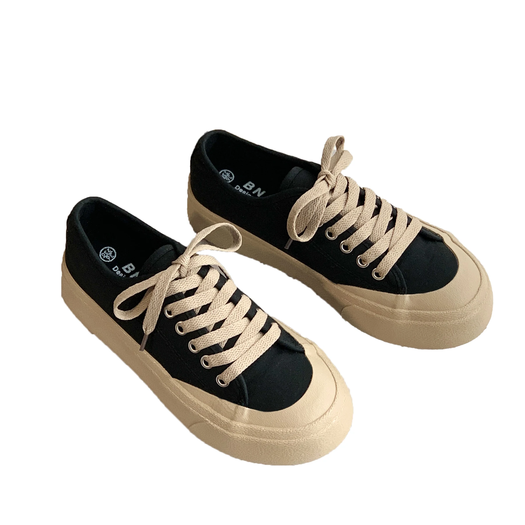 

women footwear canvas shoes ruffed female student thick soled platform shoes, Customized color