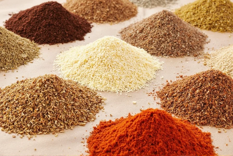 Verschiedene Gewürzdosen mit Kreuzkümmel-Ersatzstoffen wie Chilipulver, Koriander und Garam Masala