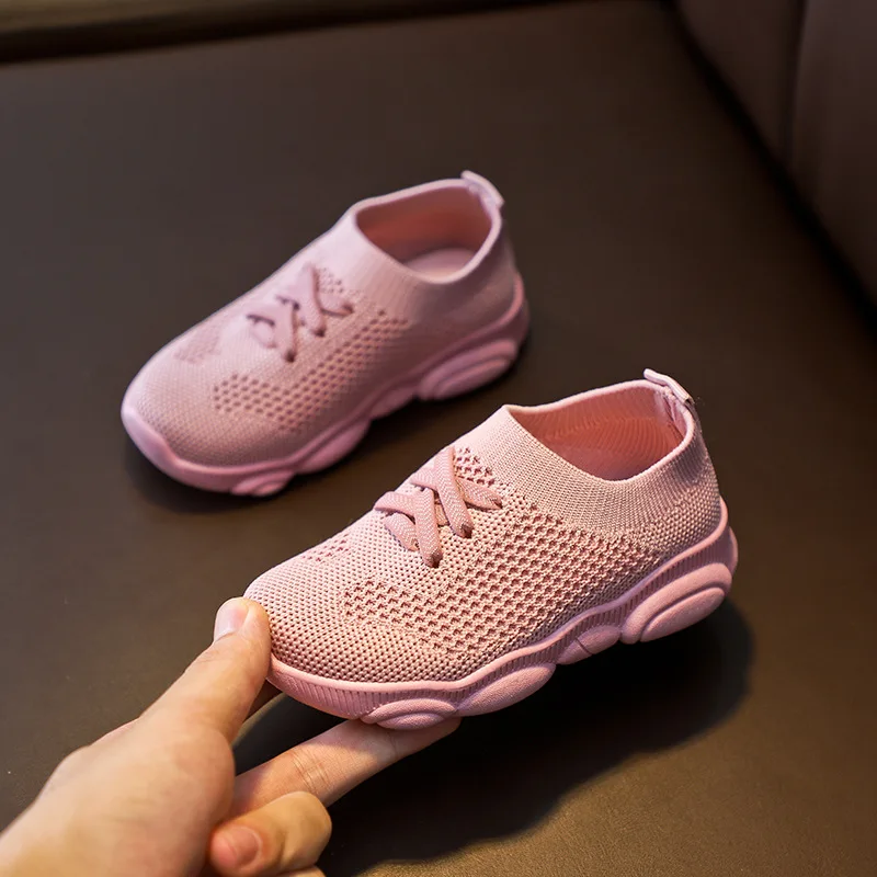 

Anti Slip Soft Rubber Bottom Baby Casual Flat Sneakers Shoes 2021 Kids Shoes Girls Boys Children's Sports Shoes, 4 colors