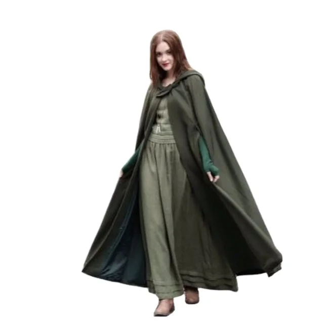 

Ladies Design Front Open Lady's Winter Cloak Fancy Trench Coats Women Winter Long Coats Capes