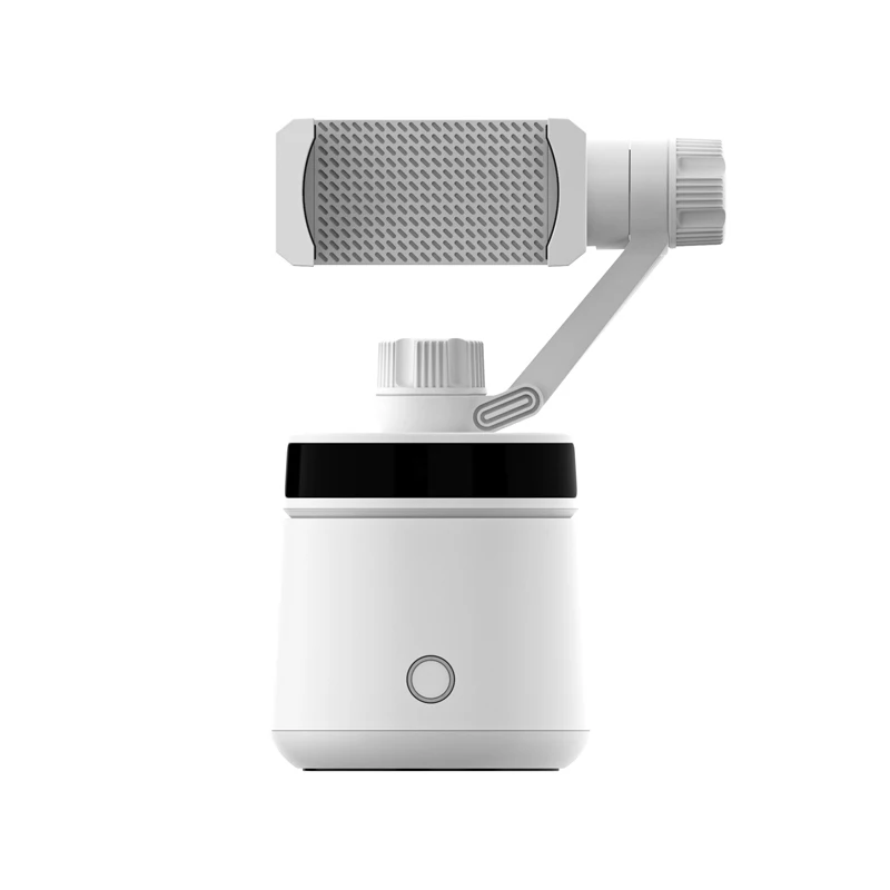 

Newest 360 degree smart auto face tracking mobile phone holder, White, black