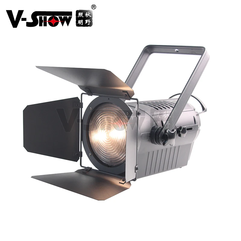 

slow shipping no tax TV Studio 2pcs 200W led Fresnel Spot Light warm white dimmable Theater