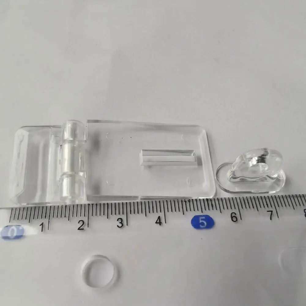 

Popular Transparent Plexiglass Catch Locking Hinge Hasps Clear Acrylic Hinge Lock For Door/Box