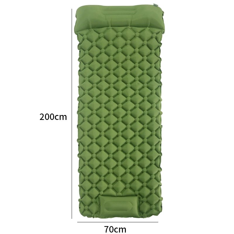 

self inflating sleeping pad for camping Air Mattress Pad Foot Press Pump Backpacking Hiking Inflatable Sleeping Pad, Customized