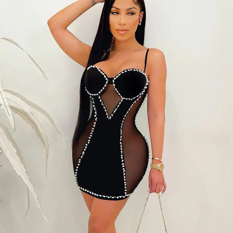 

FS3704A Fashion women plus size dress party dress sexy sequins club dresses