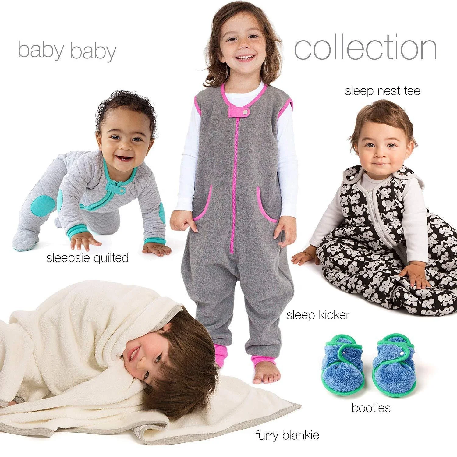 

Fleece Fabric Baby Sleeping Bag Vest Ultra Soft Fluffy Customized Design Winter Warm Baby Sleep Vest