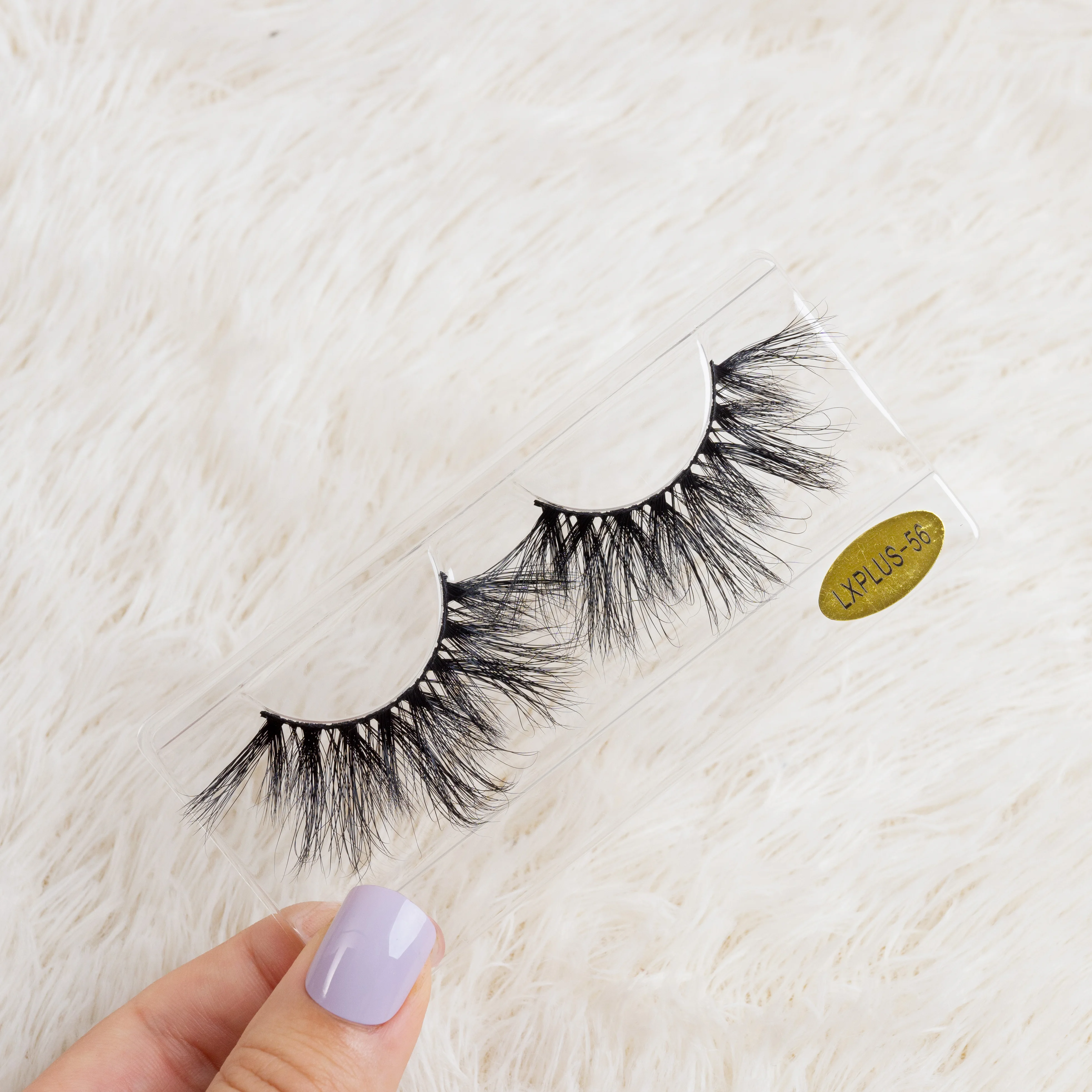 

21mm mink eyelash vendor mink eyelashes natural fluffy soft mink eyelash extenstion, Black color, colorful color also available