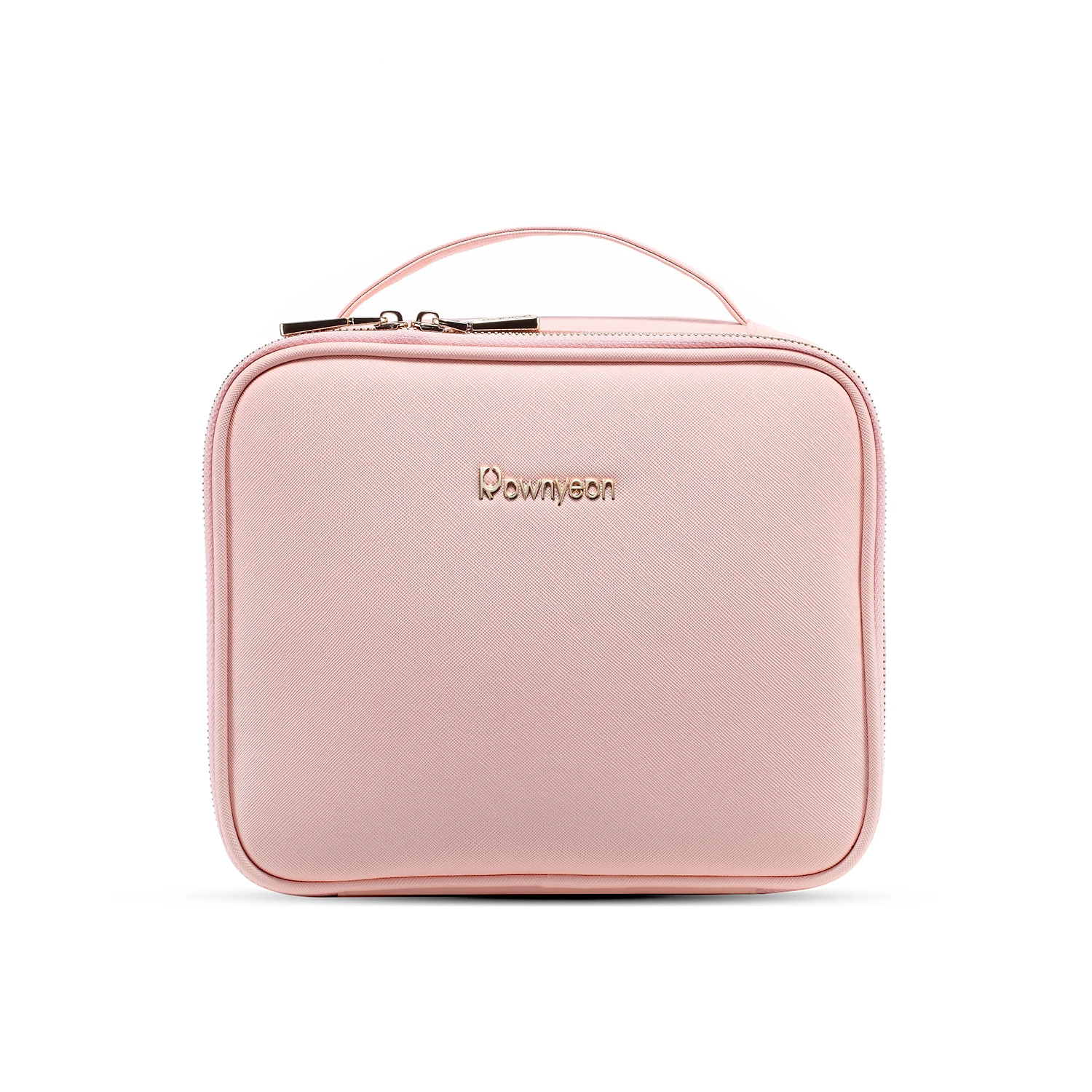 

Rownyeon Wholesale Custom Private Waterproof Make Up Cosmetic Traveling Vanity Case Manufacturer, Pink