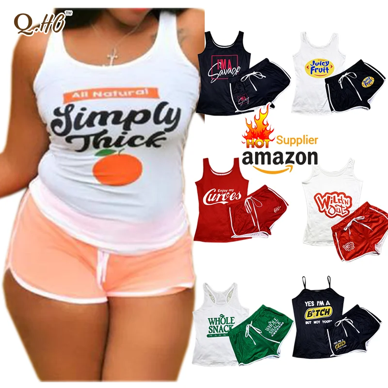 

new arrivals summer women two piece shorts set lounge wear snack short set sportwear suits