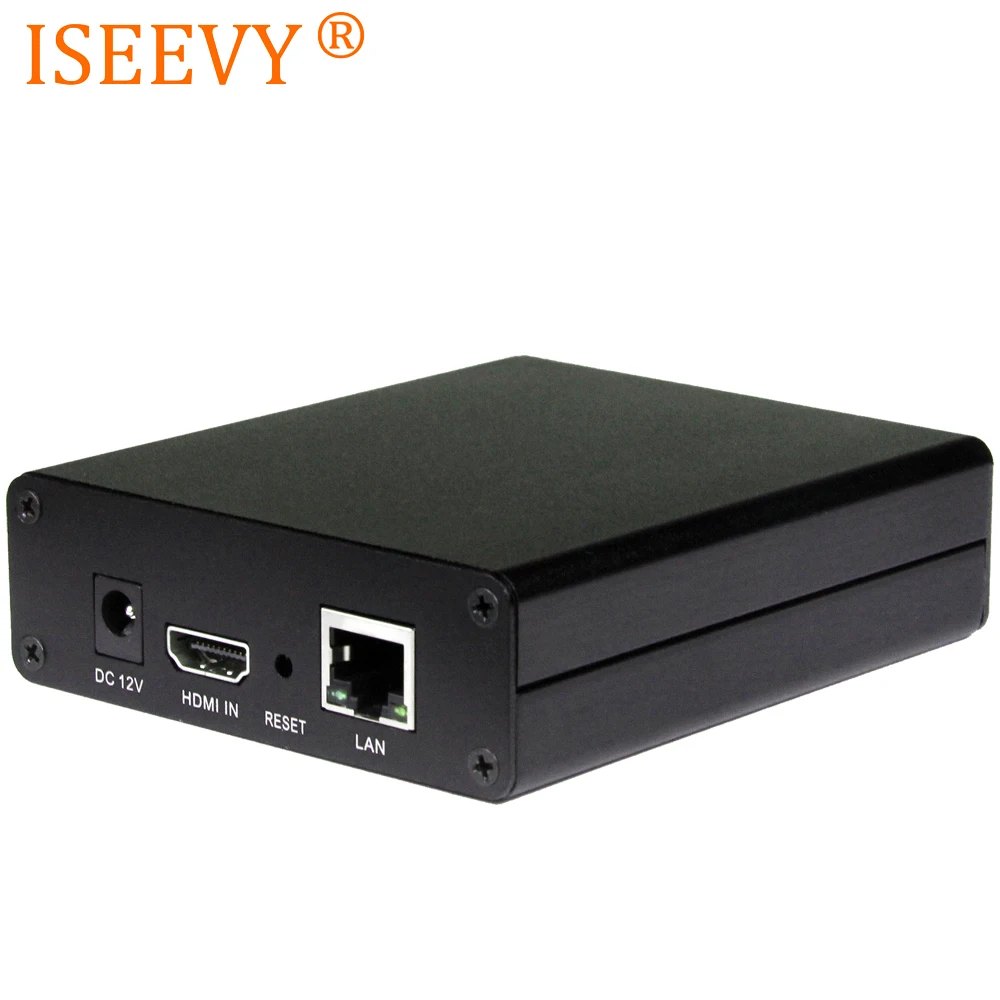 

ISEEVY H.265 H.264 HDMI-compatible Video Encoder for IPTV Live Stream support SRT RTMP RTSP UDP HTTP and Facebook YouTube WOWZA