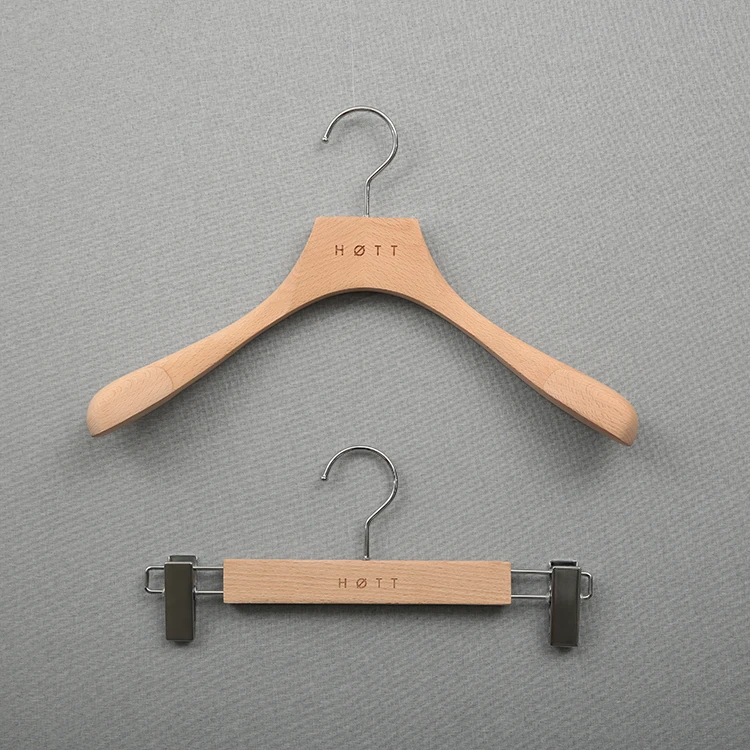 

Wholesale Factory Price Numbered Coat Hanger Natural Wood Coat Hanger, Customized