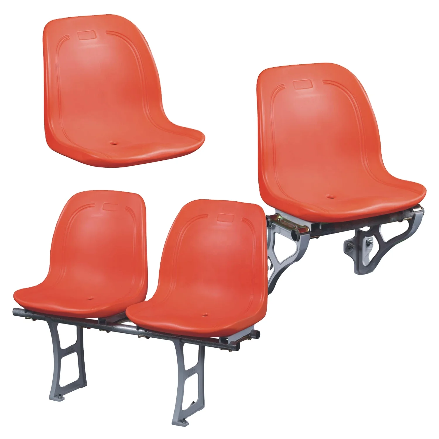 

HDPE high back blow molding stadium chair seat plastic CS-GKB-P