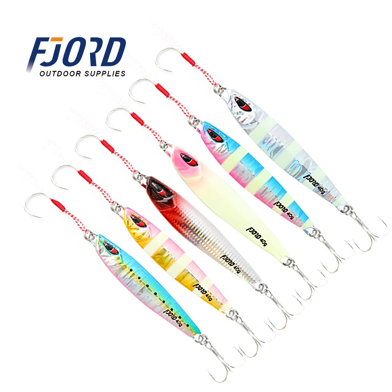 

FJORD 7g/10g/20g/30g/40g/60g metal lead as slow jig lure fishing metal lead bait jigging, Same as picture