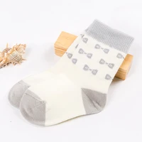 

2019 wholesale custom cotton cute bowknot baby socks