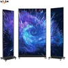 Hd mobile mirror p2.5 indoor standing advertising led screen poster