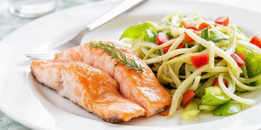 Wasabi and Sesame Crusted Salmon