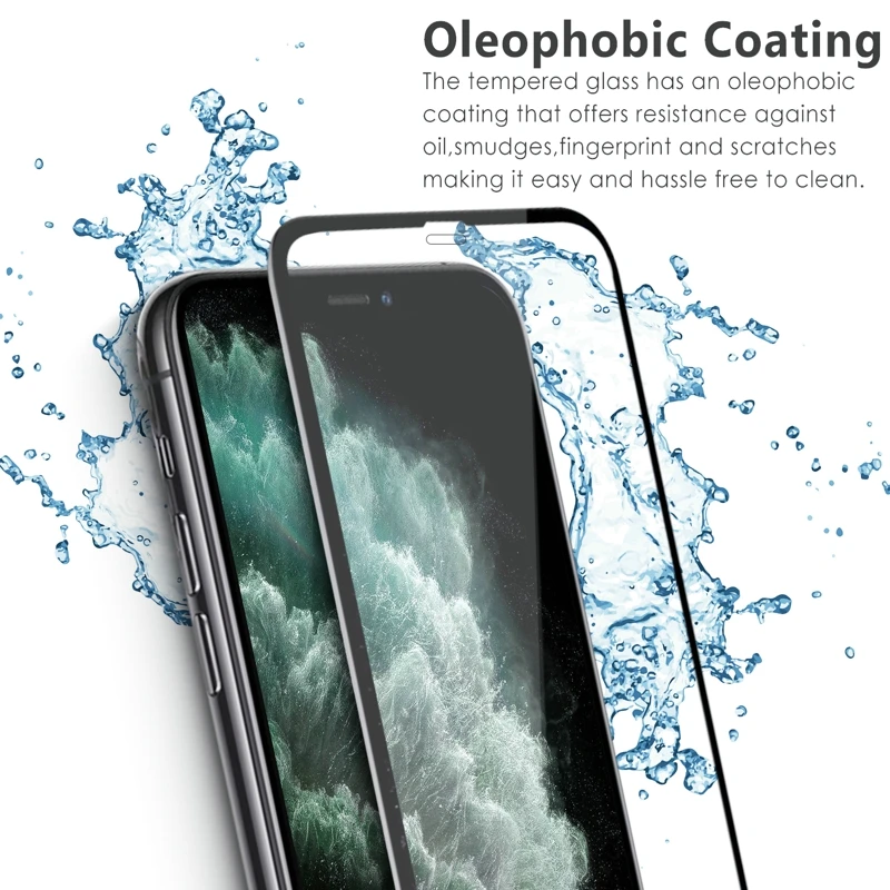 Wholesale 2.5 D Arc 9H Explosion-proof Premium Tempered Glass Screen Protector for iPhone 11 Pro X/XS XR Max