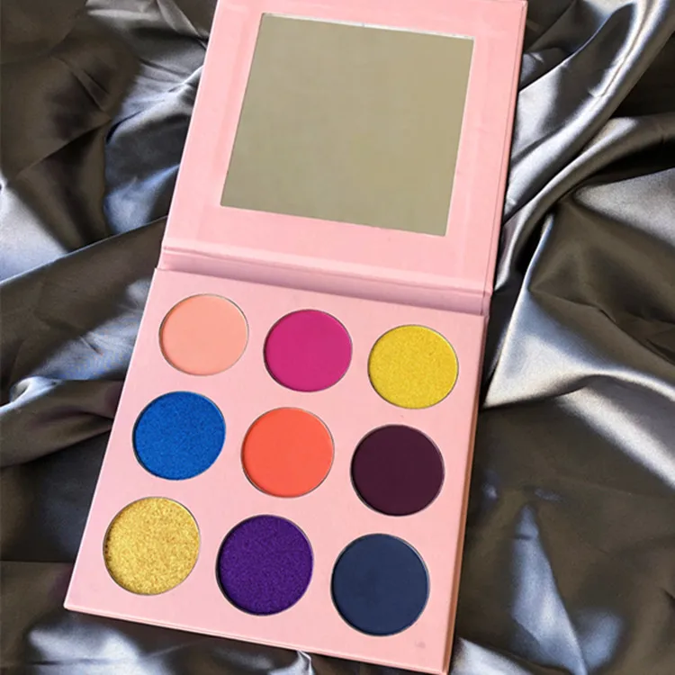 
Long Lasting Waterproof Makeup Cosmetics Matte Eyeshadow Palette Pro 9 Colors Highly Pigmented Shimmer Eye Shadow Palette 