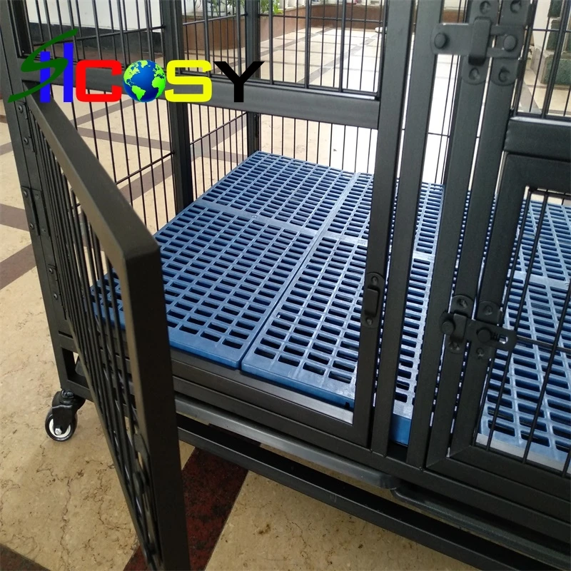 

108X75X78 cm galvanized welded wire mesh panel folding dog cage fancy kennels, Black