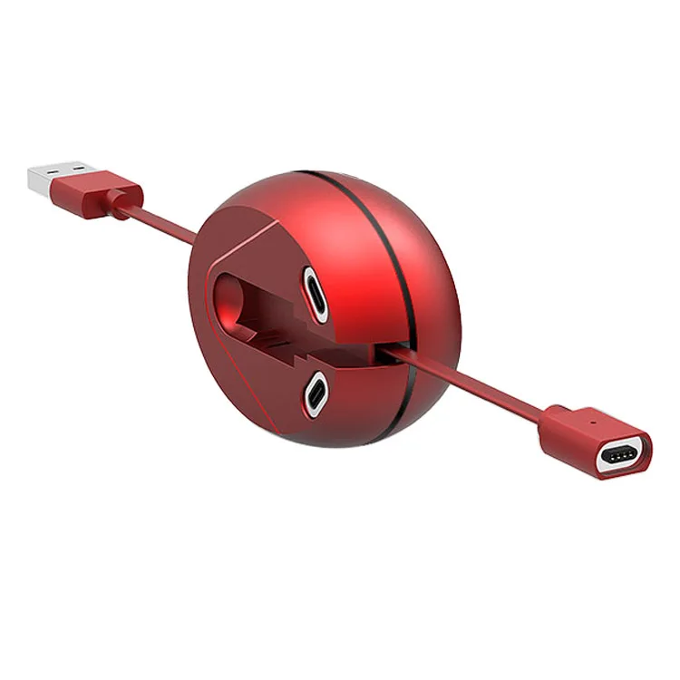 

Wholesale 1M 3A Led, 3 In 1 Magnetic Quick Flat Retractable Fast Charging Charger Micro Usb Type-C Type C Data Cable/, Black red white