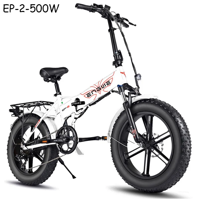 

Free tax to EU RU USA| ENGWE| Foldable Electric Bike 750W Powerful Mountain/Snow E-bike | 20*4.0inch Fat Tire| 48V12.5A | 45km/h