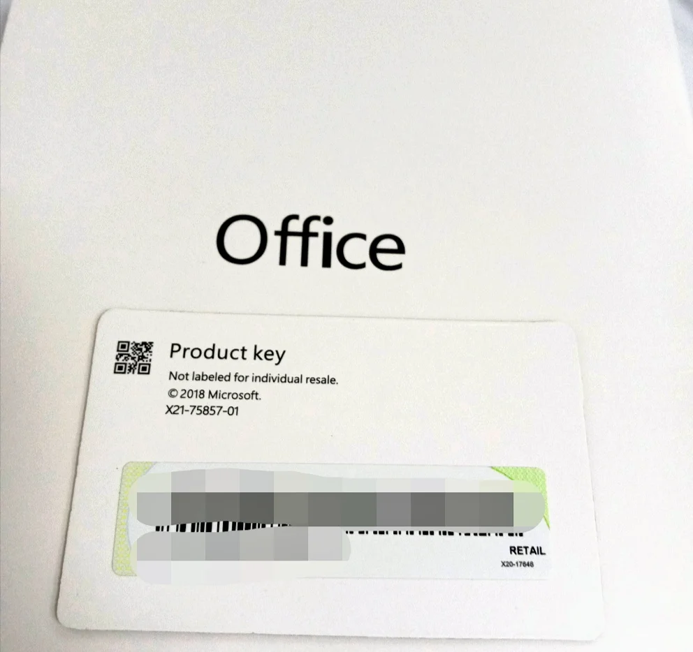 Hot Product Microsoft Office 2019 Home & Student Key Card MS Office 2019 HS key card computer software system DHL free shipping