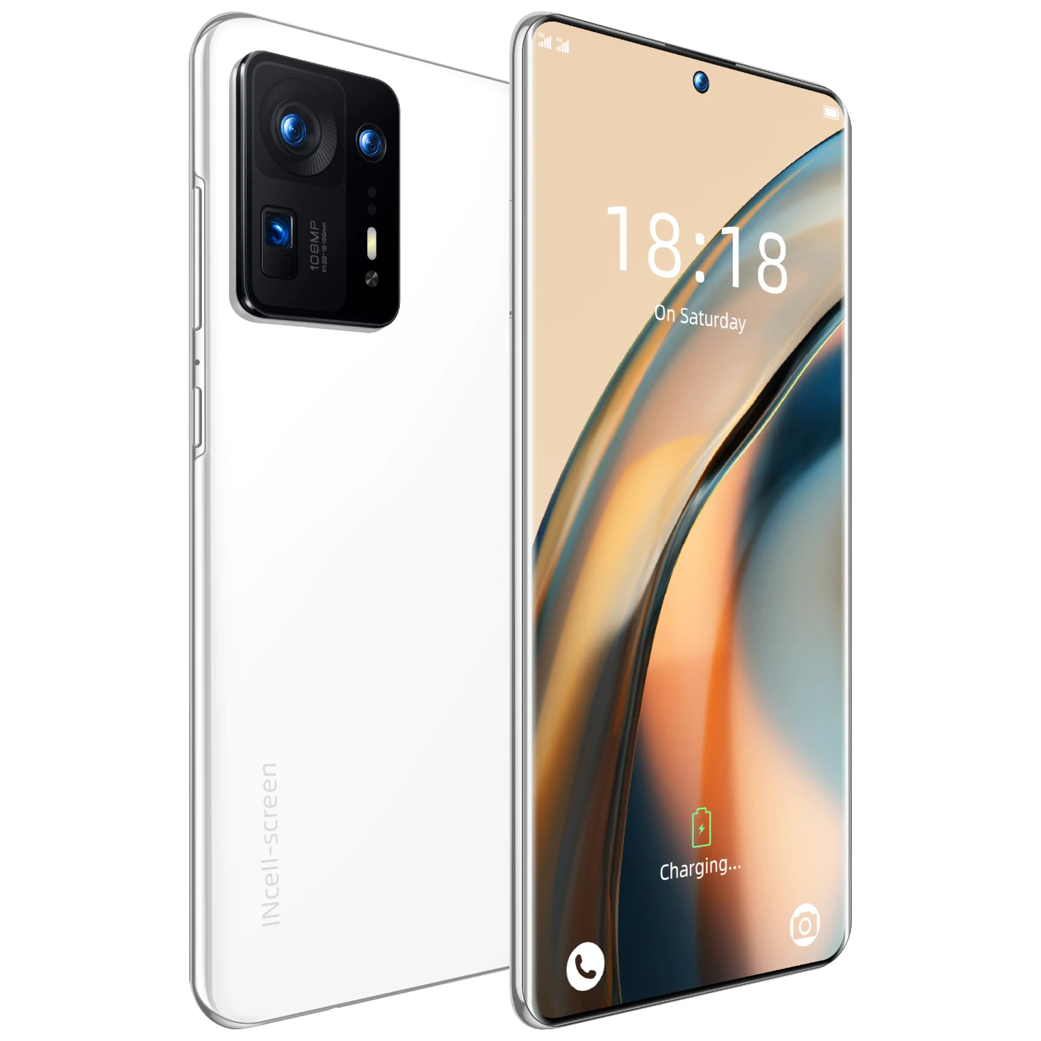 

New Unlocked Smartphone MIX 4 With Dual SIM Card Face ID Original Unlock Android 11 16GB+1TB Celulares, White black